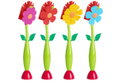 Βουρτσάκι Πιάτων Οβάλ Flower σε Διάφορες Αποχρώσεις