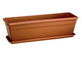 Ζαρντινιέρα Plastona Festone Μ60xΠ19xΥ16cm Κεραμιδί