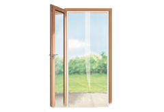 Σήτα Πόρτας Σταθερή Tesa Standard 200x220cm Λευκή