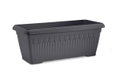 Ζαρντινιέρα Plastona Αθηνά Μ60xΠ32xΥ26cm Ανθρακί