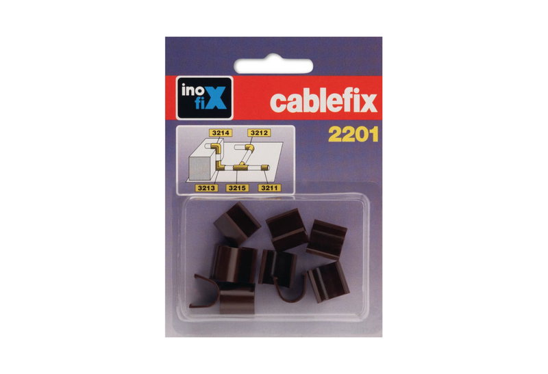 Ενώσεις Inofix Ίσιες για Κανάλι Cablefix 8X7mm Καφέ