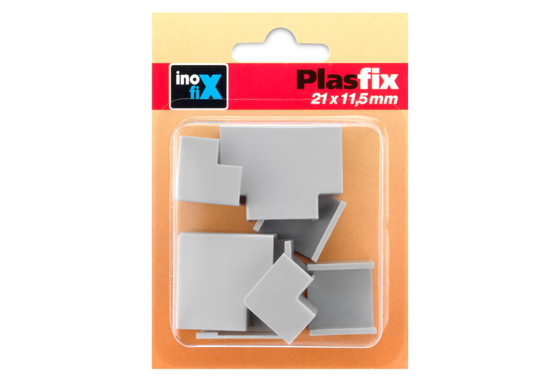 Ενώσεις Inofix Ανάμεικτες για Κανάλι Plasfix 21X11,5mm Γκρι