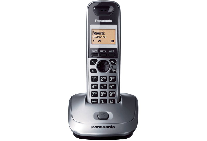 Panasonic KX-TG2511G Ασύρματο Τηλέφωνο Metallic Gray