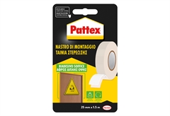 Ταινία Διπλής Όψης Pattex 2.5cmx1.5Μ