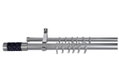 Κουρτινόβεργα Central Home Diva Strass Επεκτεινόμενη Διπλή Φ25/28mm Φ16/19mm 140/240cm Μαύρη