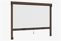 Σήτα Παραθύρου Κάθετης Κίνησης GS Kit 104 120x160cm Καφέ