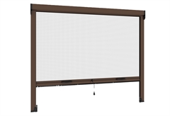 Σήτα Παραθύρου GS Kit 101 Κάθετης Κίνησης 60X160cm Καφέ