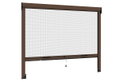 Σήτα Παραθύρου Κάθετης Κίνησης GS Kit 107 180x160cm Καφέ