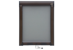 Σήτα Παραθύρου GS Kit 108 Κάθετης Κίνησης 200X160cm Καφέ