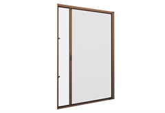 Σήτα Πόρτας GS Kit 124 Οριζόντιας Κίνησης 150X220cm Καφέ
