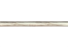 Κουρτινόβεργα Λευκή/Χρυσή Φ.19mm, 160cm