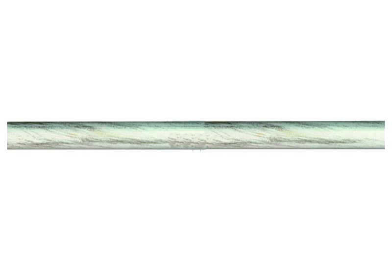 Κουρτινόβεργα Central Home Φ19mm 160cm Λευκή/Χρυσή