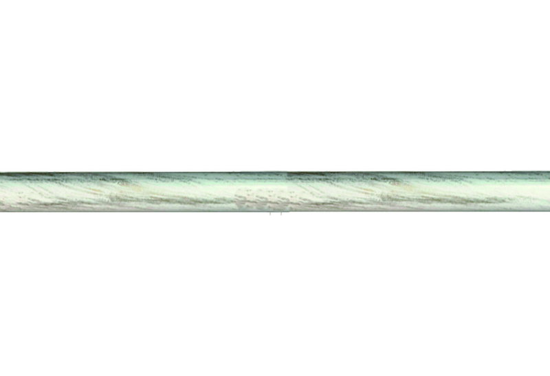 Κουρτινόβεργα Central Home Φ19mm 200cm Λευκή/Χρυσή
