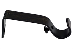 Βάση Μονή Central Home για Κουρτινόξυλο Φ19mm Μαύρη/Χρυσή 2τμχ