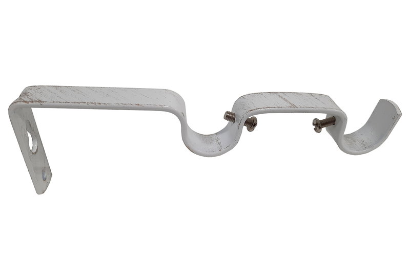 Βάση Διπλή Central Home για Φ19/19mm Λευκή/Χρυσή 2τμχ