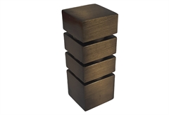 Τελείωμα Κουρτινόξυλου για Φ19mm Central Home Μπρονζέ 2τμχ