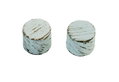 Τερματικές Τάπες Σετ 2 Τεμαχίων Λευκό/Χρυσό