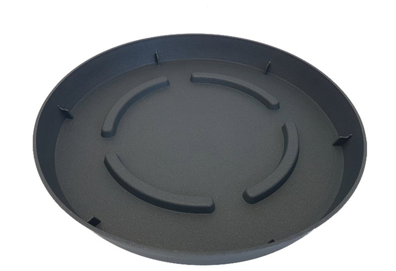 Πιάτο Γλάστρας Plastona Φ.23cm Ανθρακί