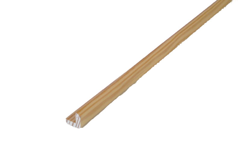 Πηχάκι Pitch Pine Εξωτερική Γωνία 18X18mm
