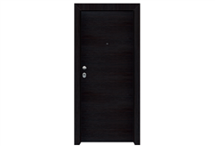 Πόρτα Ασφαλείας Standard 90X205cm Αριστερή Wenge με Κάσωμα