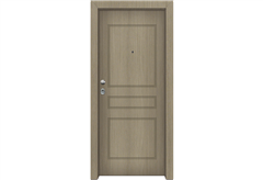Πόρτα Ασφαλείας Master με Σχέδιο KT-167, 90X205cm Δεξιά Cappuccino με Κάσωμα