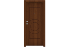Πόρτα Ασφαλείας Master με Σχέδιο KT-169, 95X205cm Αριστερή Καρυδιά με Κάσωμα