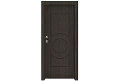 Πόρτα Ασφαλείας Master με Σχέδιο KT-169, 90X205cm Αριστερή Γκρι (Ren Grizio) με Κάσωμα