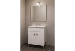 Έπιπλο Μπανιου με Καθρέπτη Savini Due Logika 60cm Λευκό