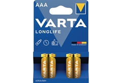 Μπαταρία Varta Longlife Extra AAA, 4 Τεμαχίων