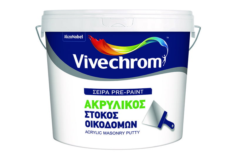 Στόκος Ακρυλικός Vivechrom 400ml Λευκός