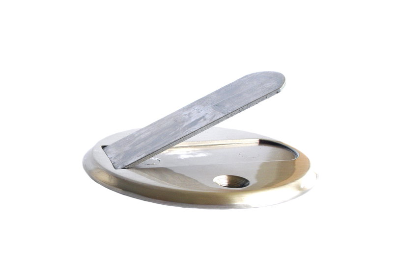 Στοπ Πόρτας Metalor Μαγνητικό Flat Νίκελ Ματ