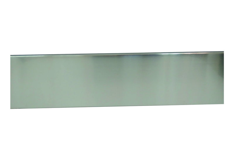 Μπάζα Eltop PVC Νίκελ 250x12cm