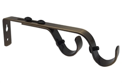 Βάση Διπλή Central Home για Φ19/19mm Επεκτεινόμενη Μπρονζέ