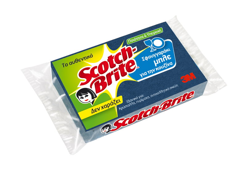 Σφουγγάρι Scotch-Brite Μπλε για Ευαίσθητες Επιφάνειες