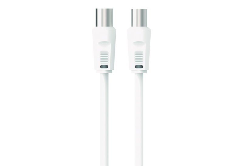 Καλώδιο Κεραίας Belkin M/F 2M Νίκελ Λευκό