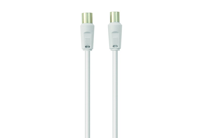 Καλώδιο Κεραίας Belkin M/F 5m Νίκελ Λευκό