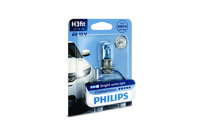 Λάμπα Αυτοκινήτου Crystal Vision Η3 Philips 55W