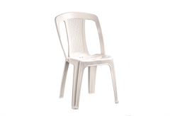 Καρέκλα Πλαστική Elba Λευκή