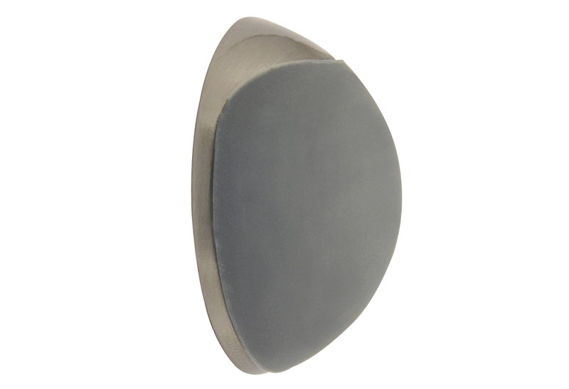 Στοπ Πόρτας Wagner Αυτοκόλλητο Φ.38X16mm Ανθρακί/Σατινέ