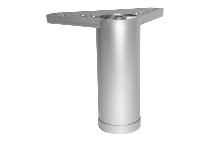 Πόδι Επίπλου Πλαστικό Φ38X100mm Γκρι με Ρεγουλατόρο