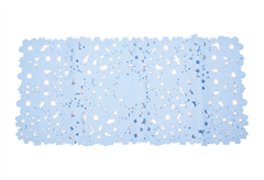 Αντιολισθητικό Πατάκι Μπανιέρας Octopus Fiore 74x34cm Σιέλ