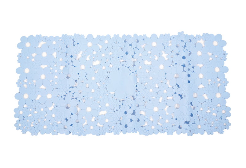Αντιολισθητικό Πατάκι Μπανιέρας Octopus Fiore 74x34cm Σιέλ