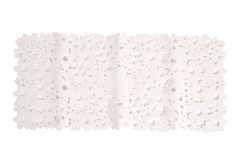 Αντιολισθητικό Πατάκι Μπανιέρας Octopus Fiore 74x34cm Λευκό