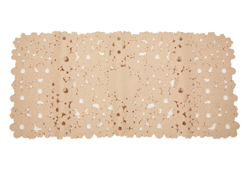 Αντιολισθητικό Πατάκι Μπανιέρας Octopus Fiore 74x34cm Μπεζ