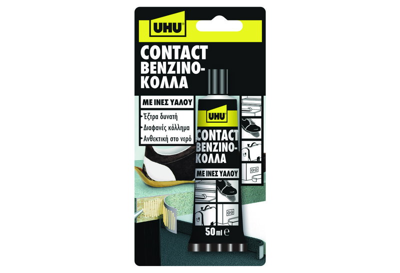 Βενζινόκολλα UHU Contact Glass Fiber 50mL