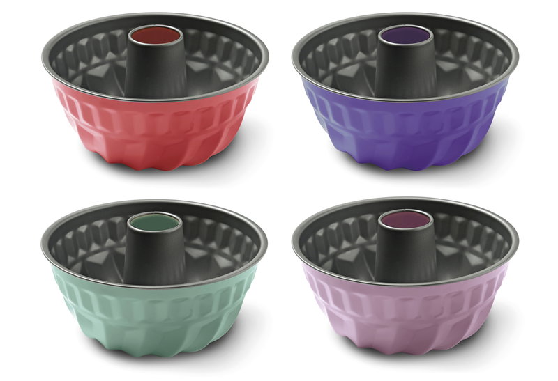 Φόρμα Κέικ Pal Colors Series Αντικολλητική με Κώνο Φ.23cm σε Διάφορες Αποχρώσεις