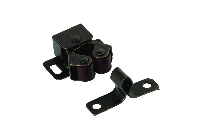 Σουστάκι με Διπλό Ροδάκι 30X20mm Καφέ Σκούρο 2 Τεμάχια