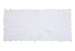 Αντιολισθητικό Πατάκι Μπανιέρας Octopus Βότσαλο 74x36cm Λευκό