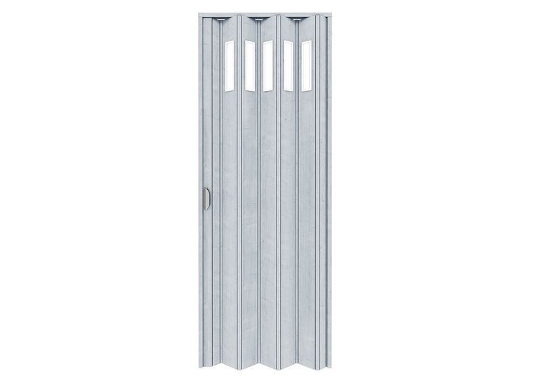 Πόρτα Πτυσσόμενη GS PVC 84x223cm Γκρι