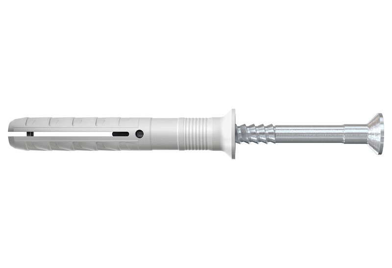 Βύσμα Καρφωτό Fischer N 8X80mm και Καρφί 5X85mm 10 Τεμάχια